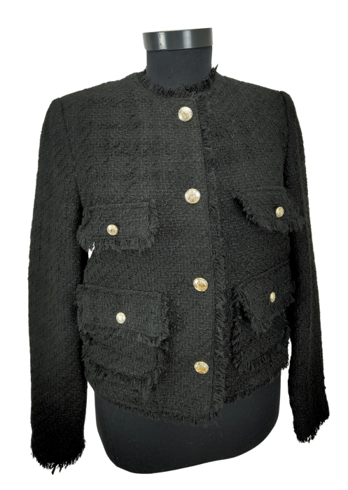 Sacou tweed MANGO Femei-M [3]