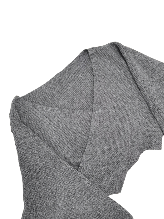 Pulover gri Retro Femei-M [3]