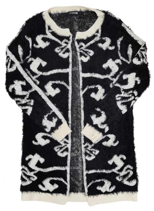Cardigan lana Retro Femei-M [1]