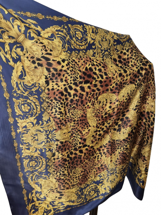 Esarfa satinata animal print Femei [2]