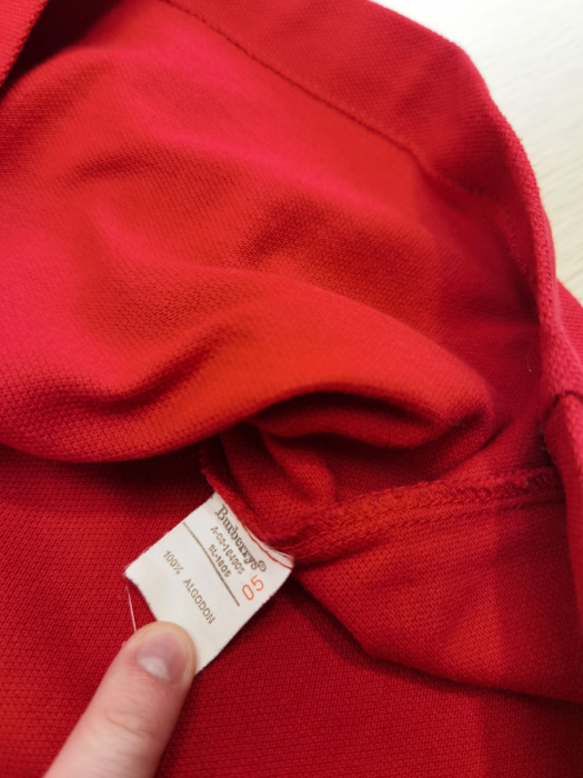 Tricou rosu Burberry Barbati-L [5]