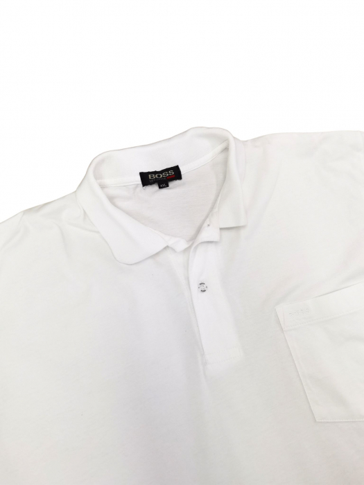 Tricou alb bumbac Barbati-XXL [3]