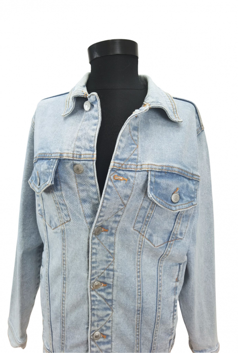 Geaca denim Zara Barbati-S [3]