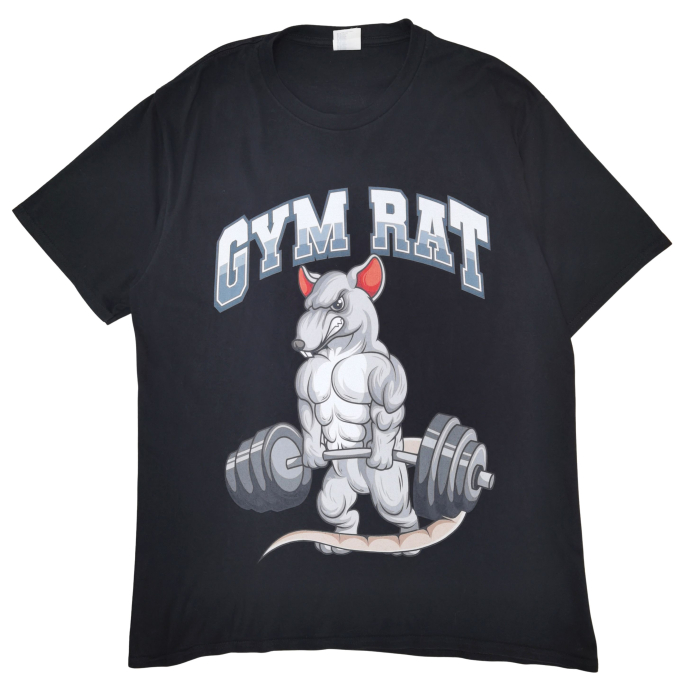 Tricou bumbac Gym Rat Barbati-L [1]