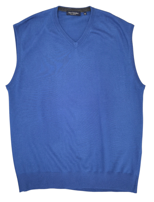 Vesta lalbastra lana Barbati-3XL [1]