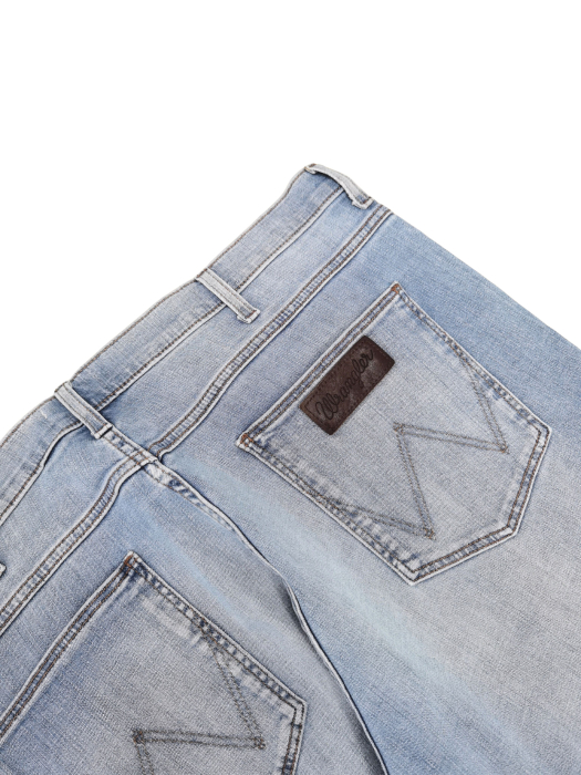 Blugi albastri Wrangler Barbati-XXL [4]