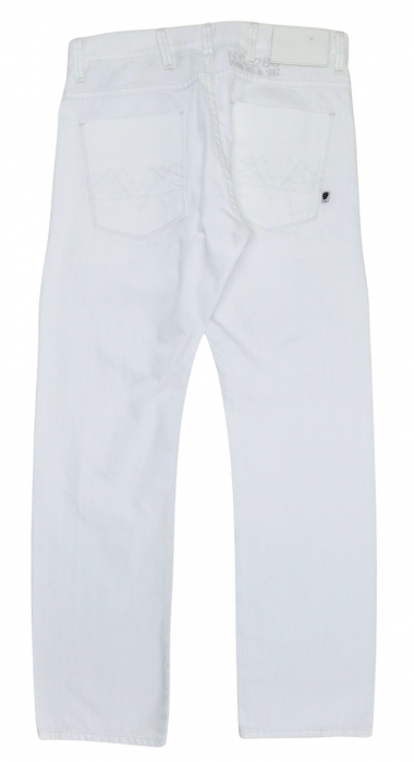 Blugi albi Fishbone Barbati-L [2]