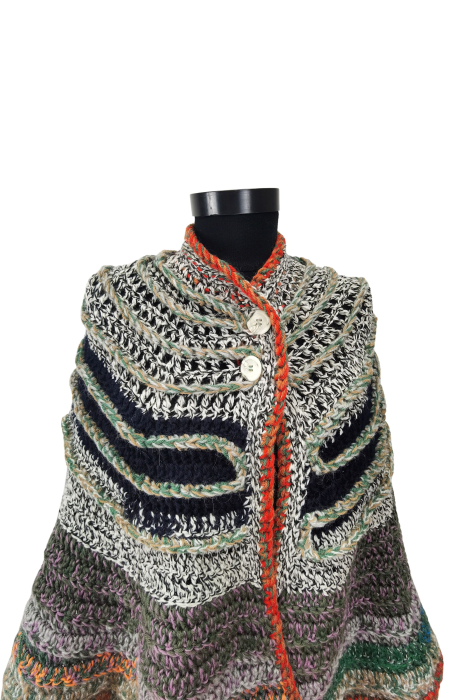 Poncho hand-made Femei-One size [3]