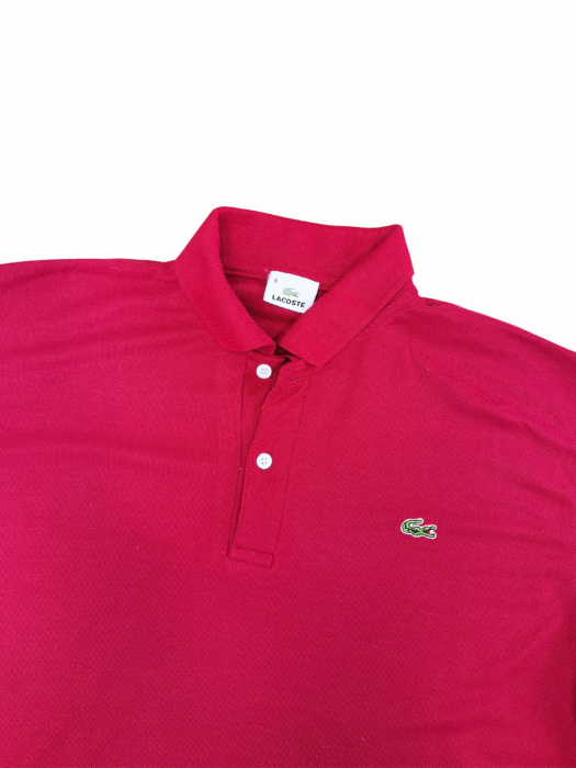 Tricou visiniu Lacoste Barbati-XL [3]