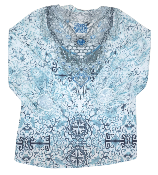 Bluza cu imprimeu Retro Femei-XL [2]