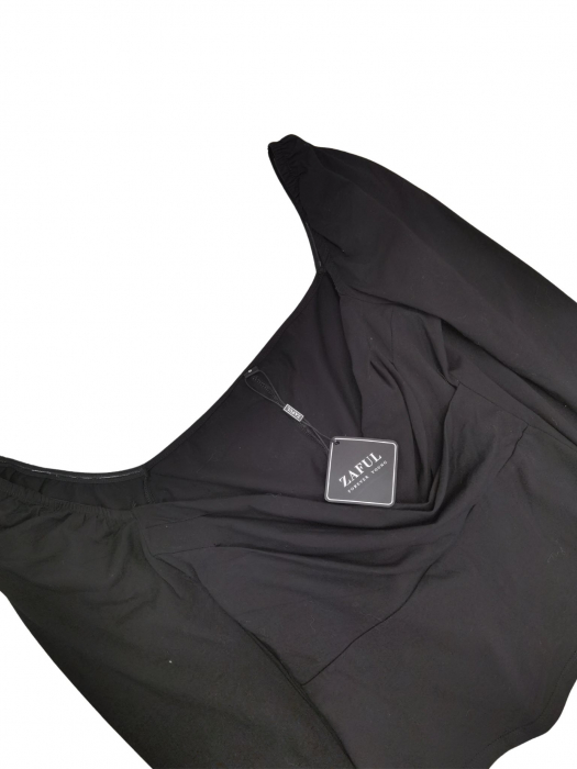 Bluza neagra Zaful Femei-S [3]