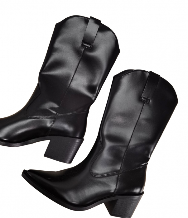 Cizme negre cowboy Femei-38 [6]