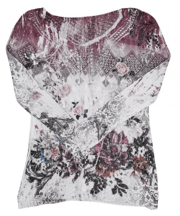 Bluza cu model Retro Femei-L [1]