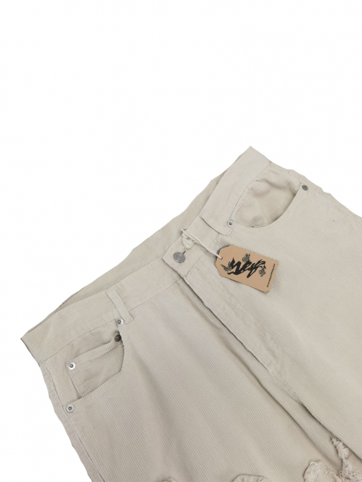 Pantaloni velur Retro Femei-XL [3]