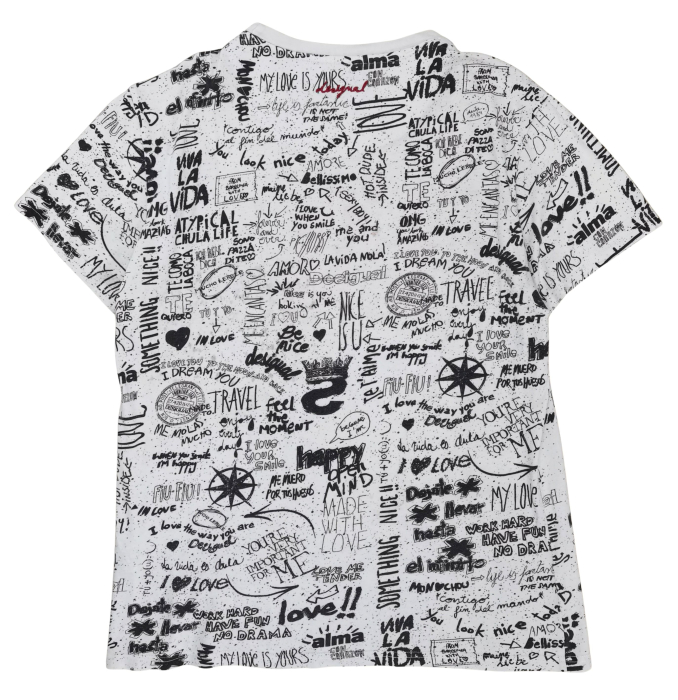 Tricou cu model Desigual Barbati-XL [2]