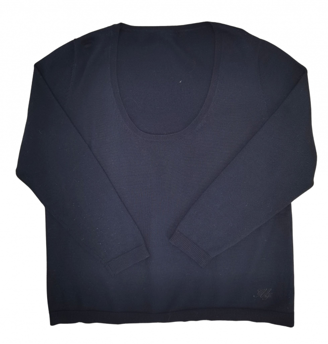 Pulover negru lana Femei-XL [1]