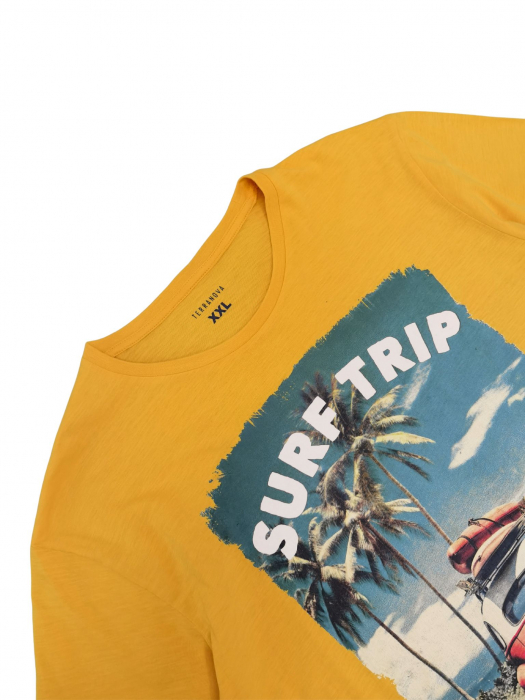 Tricou galben Terranova Barbati-3XL [3]
