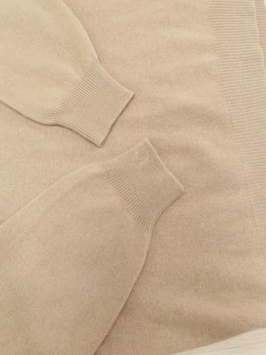 Pulover bej casmir Barbati-XL [4]