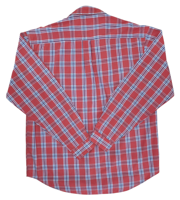 Camasa rosie in carouri Barbati-XL [2]