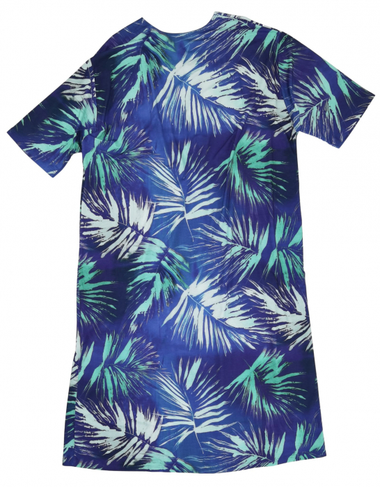 Rochie albastra Retro Femei-XXL [3]