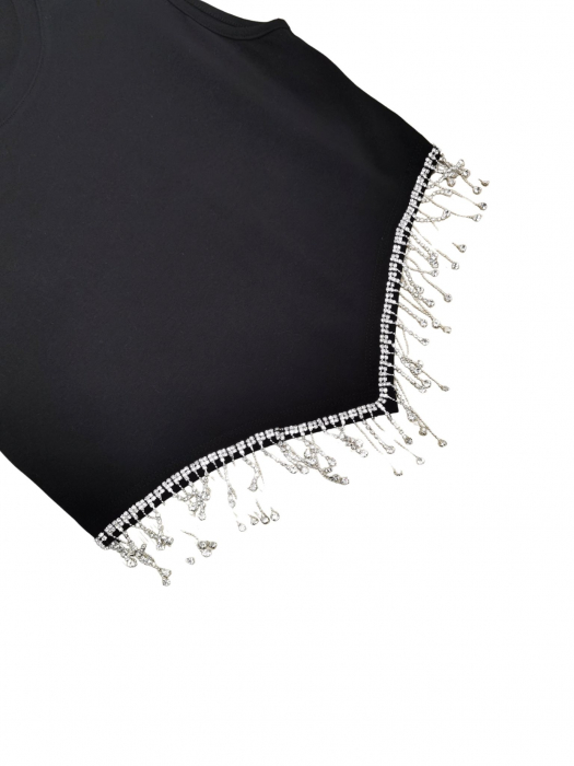 Maiou negru Retro Femei-S [4]