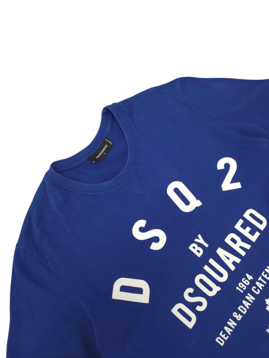 Tricou albastru bumbac Barbati-L [3]