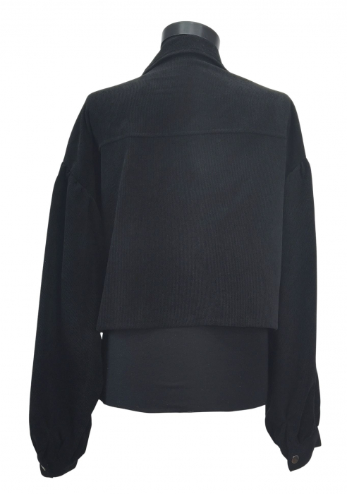 Geaca neagra cu model Femei-M [2]