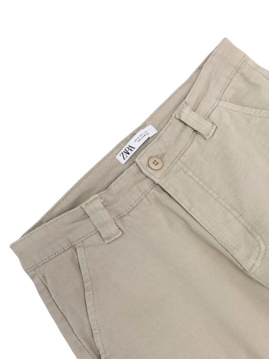 Blugi bej Zara Femei-L [3]