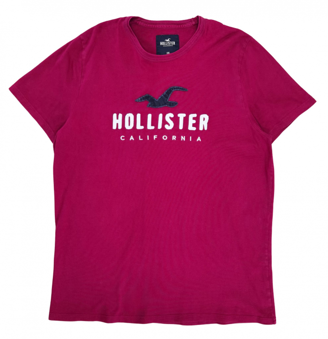 Tricou visiniu Hollister Barbati-XXL [1]