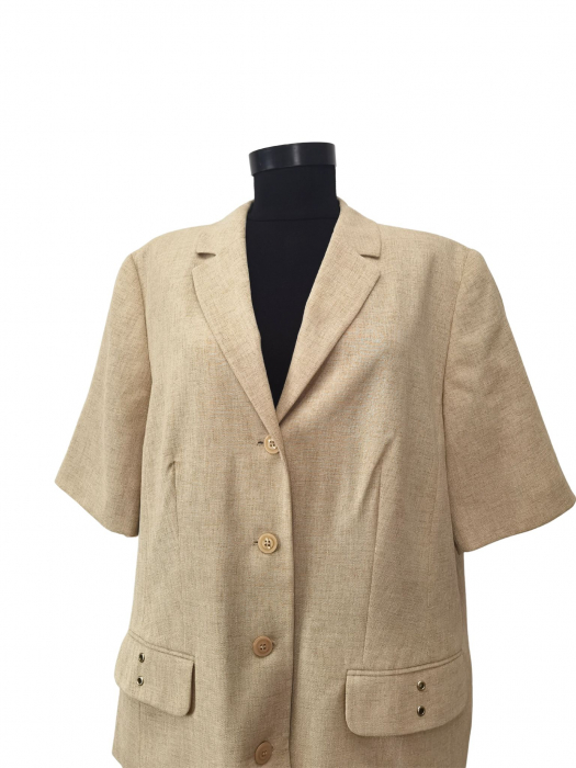 Sacou bej Retro Femei-XL [3]