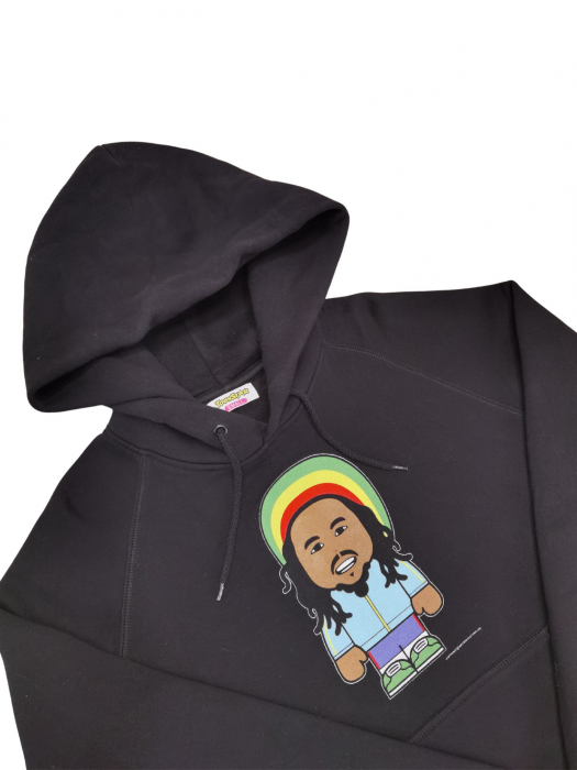 Hanorac negru Retro Femei-S [3]