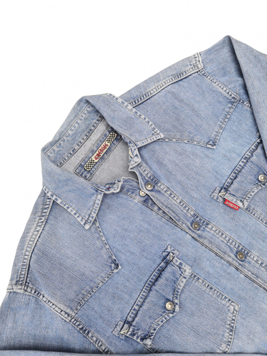 Camasa denim Vintage Barbati-S [3]