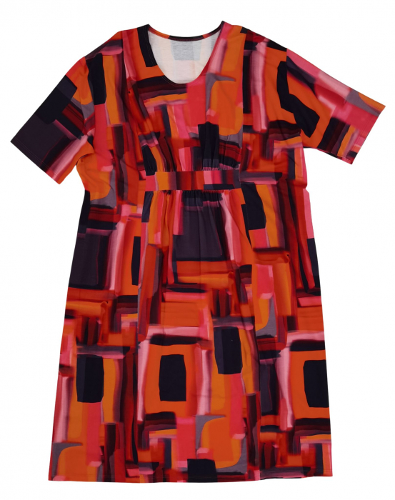 Rochie multicolora Retro Femei-XXL [2]