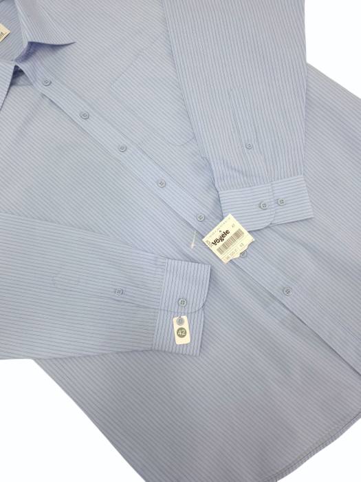 Camasa bleu cu dungi Kingfield Barbati-XL [4]