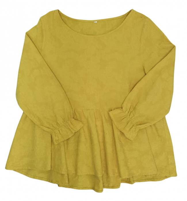 Bluza galbena Retro Femei-L [1]