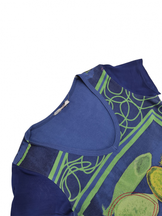 Tricou albastru Desigual Femei-S [3]