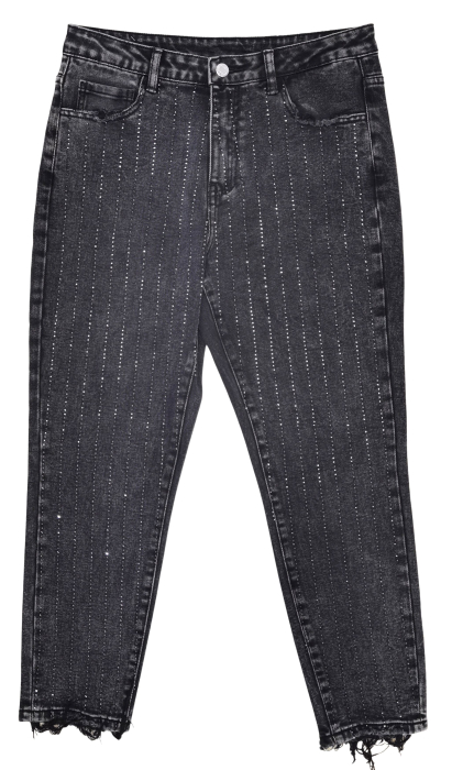 Blugi Retro cu strasuri Femei-L [1]