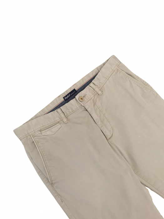 Pantaloni bej Ray Barbati-M [3]
