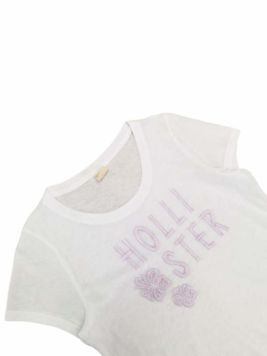 Tricou alb Hollister Femei-M [3]