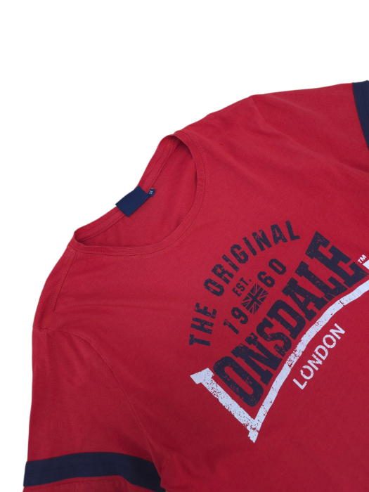 Tricou rosu Lonsdale Barbati-M [3]