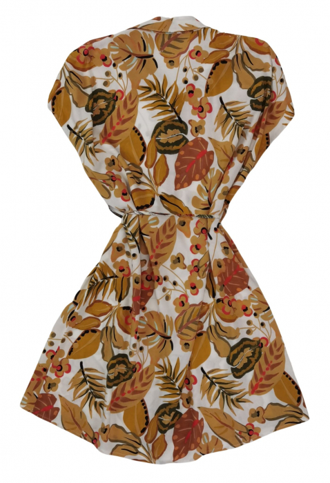 Rochie cu imprimeu Retro Femei-XL [2]