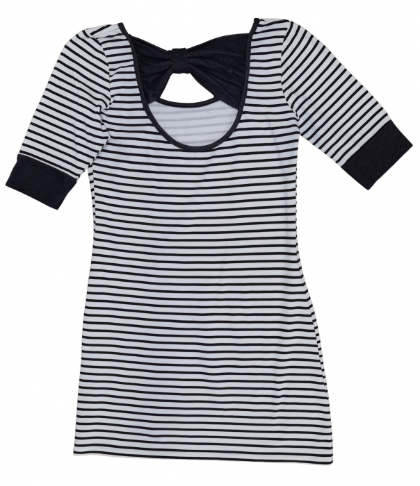 Rochie in dungi Retro Femei-XS [2]