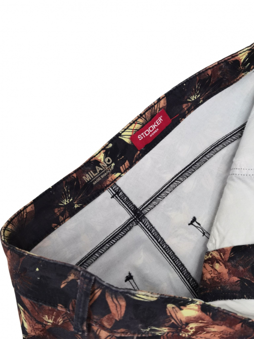 Pantaloni cu imprimeu Retro Femei-XXL [3]