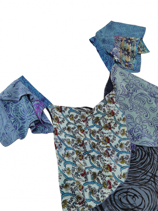 Top matase Retro Femei-M [4]