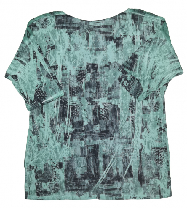 Bluza verde Retro Femei-XL [2]