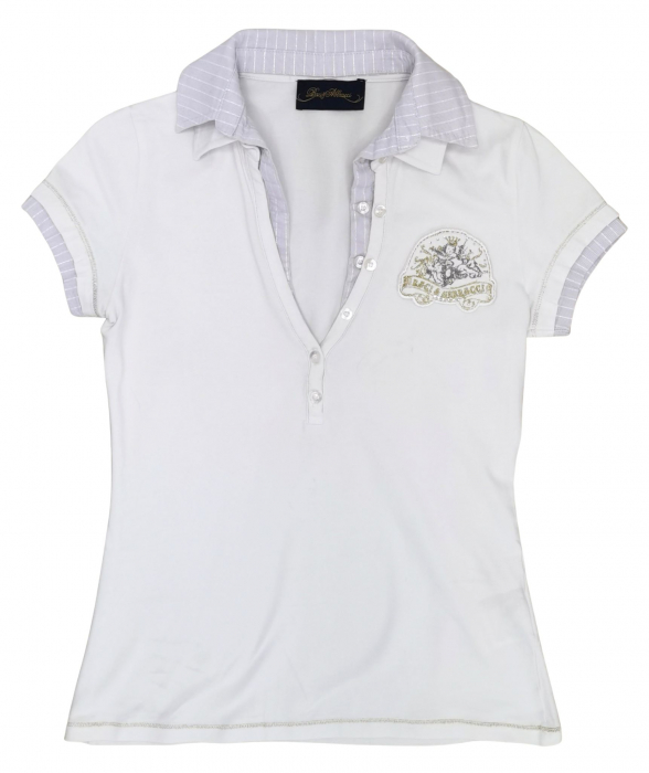 Tricou alb Retro Femei-XS [1]
