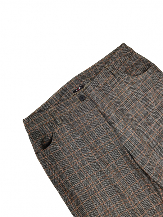 Pantaloni maro Retro Femei-L [3]