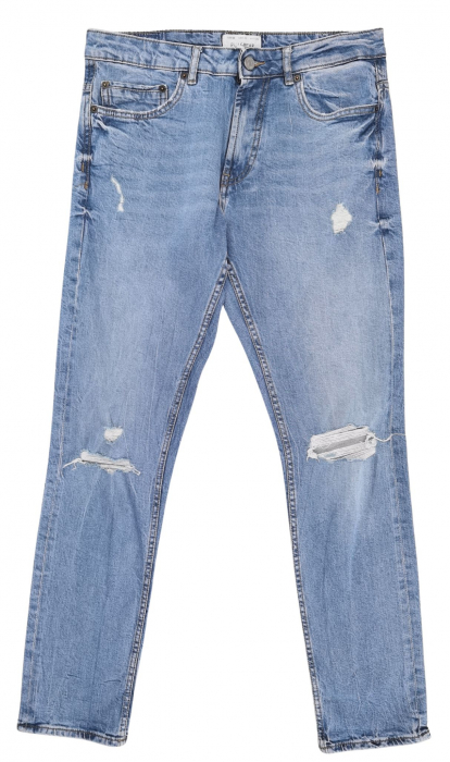 Blugi albastri Pull&Bear Barbati-L [1]