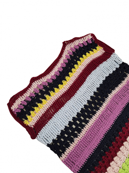 Tricou multicolor crosetat Femei-M [3]