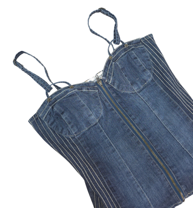 Top denim Amisu Femei-M [3]